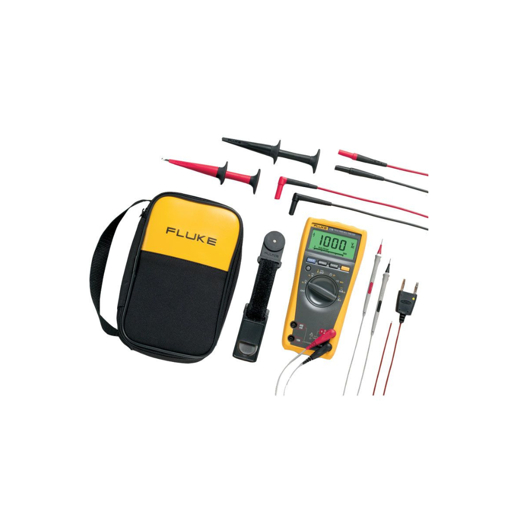 Fluke 179 EDA2 True RMS Digital Multimeter And Deluxe Accessory Combo